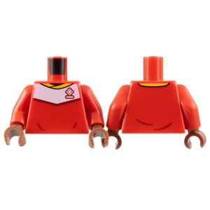 LEGO® Mini-Figurine Torse Football Mains Marron Medium (6P)