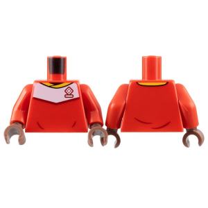 LEGO® Mini-Figurine Torse Football Mains Marron (6Q)