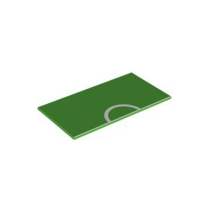 LEGO® Plate Lisse 8x16 Imprimée Terrain de Football - Sport