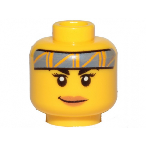 LEGO® Minifigure Head Female Black Eyebrows