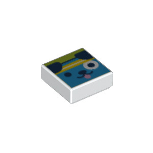 LEGO® Plate Lisse 1x1 Imprimée Chien - Chiot
