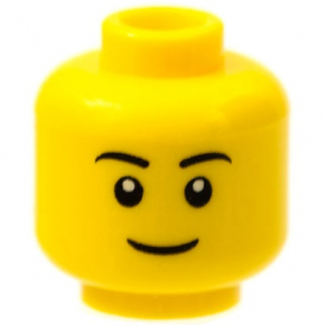 LEGO® Mini-Figurine Tête Homme (3X)