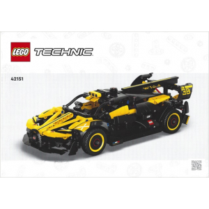 LEGO® Notice - Papier Set 42151 Technic Bugatti Bolide