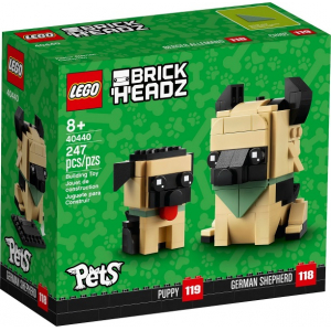 LEGO® BrickHeadz German Shepherd and Puppy