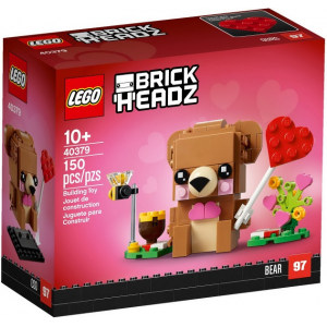 LEGO® Set 40379 BrickHeadz Ourson Saint Valentin Amour Coeur