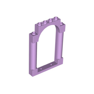 LEGO® Door Frame 1x6x7 Rounded Pillars with Top Arch and Not