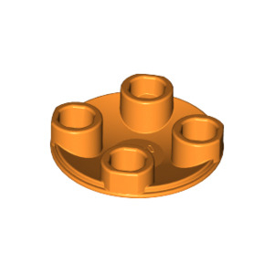 LEGO® Plate Round 2x2 with Rounded Bottom Boat Stud