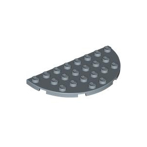 LEGO® Plate Round Half 4x8