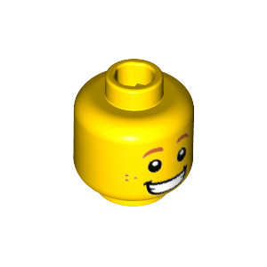 LEGO® Mini-Figurine Tête Homme Sourire (8K)