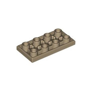 LEGO® Plate Lisse 2x4 inversée Avec 8 Tenons Creux