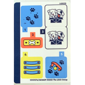 LEGO® Autocollant - Stickers Set 41738 Chien Friends