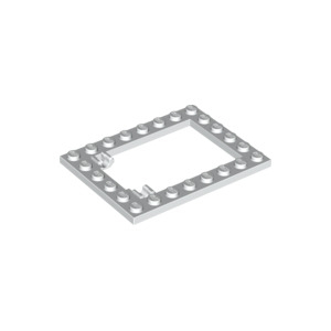 LEGO® Plate Modified 6x8 Trap Door Frame Horizontal