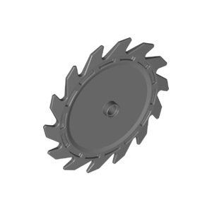 LEGO® Technic Circular Saw Blade 9x9 with Pin Hole and Teeth