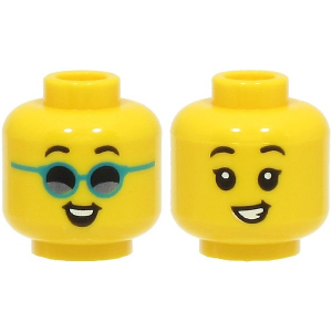 LEGO® Mini-Figurine Tête Enfant 2 Expressions (8C)