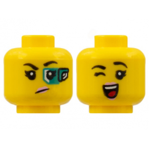 LEGO® Minifigure Head Dual Sided Female