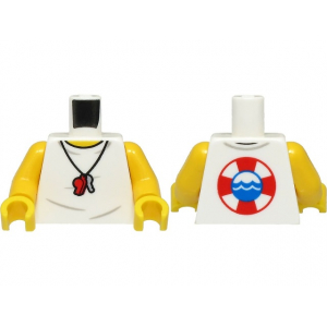 LEGO® Mini-Figurine Torse Imprimé Maître Nageur (1R)