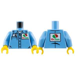 LEGO® Mini-Figurine Torse Mécanicien Octan (4A)