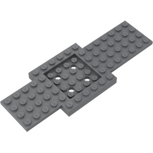LEGO® Vehicle Base 6x16x2/3 with 4x4 Recedded Center