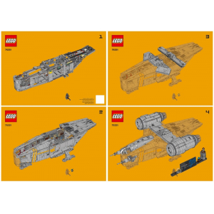 LEGO® Notice - Papiet Set 75331 Star-Wars The Razor Crest