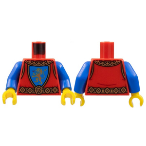 LEGO® Mini-Figurine Torse Chevalier Blason Lion (6Y)