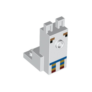 LEGO® Creature Head Pixelated with Elongated Face