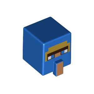 LEGO® Minifigure Head Modified Cube Tall with Raised