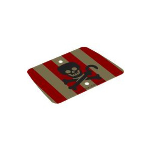 LEGO® Accessoire Bâteau Tissus Voile Pirate Tête de Mort