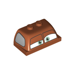 LEGO® Pare-Brise 2x4x1x1/3 Cars Disney Imprimé