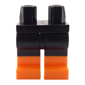 LEGO® Mini-Figurine Jambes Deux Couleurs Noir et Orange
