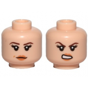 LEGO® Mini-Figurine Tête Femme 2 Expressions (1O)