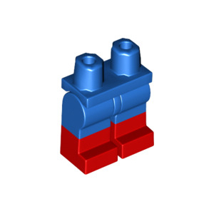 LEGO® Hips and Legs with Red Boots Pattern