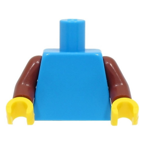 LEGO® Mini-Figurine Torse Uni Avec Bras Marron
