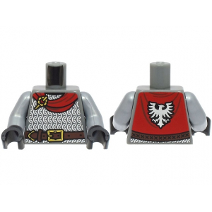 LEGO® Mini-Figurine Torse Chevalier avec Cape (2O)