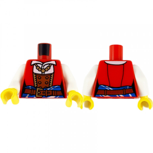 LEGO® Minifigure Torso Female Jacket, White Shirt