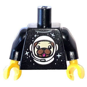 LEGO® Mini-figurine Torse Avec Chien Astronaute (1D)