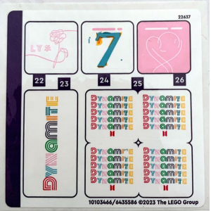 LEGO® Sticker Sheet for Set 21339 Sheet 4