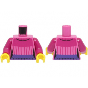 LEGO® Mini-Figurine Torse pull rose à rayures (5K)