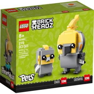 LEGO® Set 40481 Brick Headz Oiseaux Perruche Calopsitte