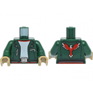 LEGO® Torso JAcket with Silver Necklace Buckle