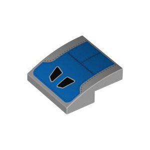 LEGO® Slope Curved 2x2x2/3 with Black Headrest Shapes