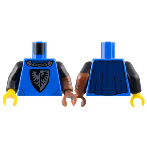 LEGO® Torso Black Falcon with Silver Chain