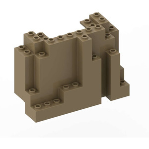 LEGO® Rock Panel 4x10x6 Rectangular