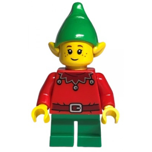 LEGO® Elf Dark Red Scalloped Collar
