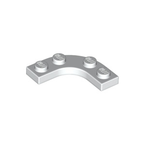 LEGO® Plate Round Corner 3x3 with 2x2 Curved Cutout