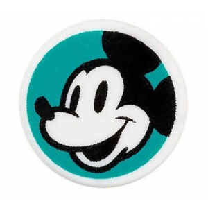 LEGO® Tile Round 1x1 with Mickey Mouse Head