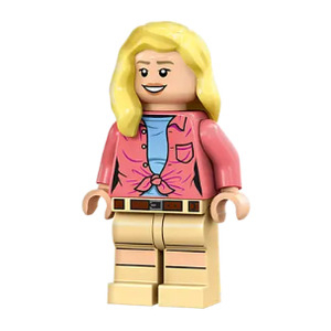 LEGO® Minifigure Ellie Sattler with Coral Top