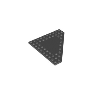 LEGO® Wedge Plate 10x10 Cut Corner with No Studs