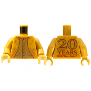 LEGO® Torso Jacket with Gold Stars "20 YEARS LEGO Harry Pott