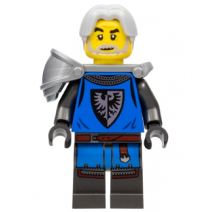 LEGO® Black Falcon Male Pearl Dark Gray Detailed Legs