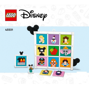 LEGO® Notice - Papier Set 43221 Disney 100 ans d'icônes
